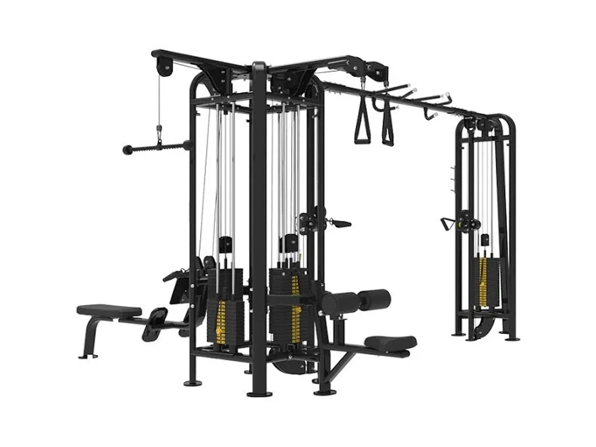 Manufacturer reference photo of a multi-station Jungle Gym cable machine.